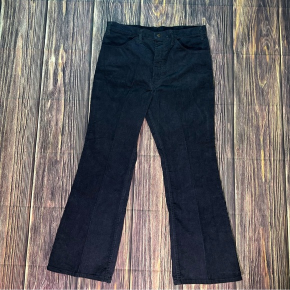 Levi's Other - Vintage Men's Levi's Corduroy Bell Bottom Pants Navy 646 Talon